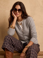Cozy Cable Knit Button Cardigan