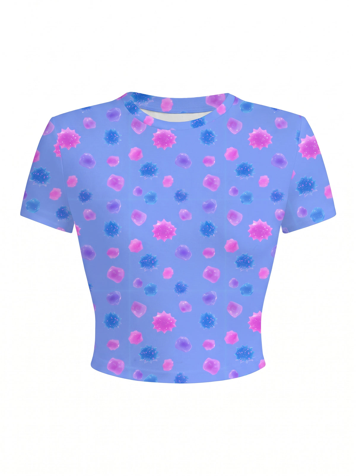 Precious Simpson's Abstract Splatter Print T-Shirts