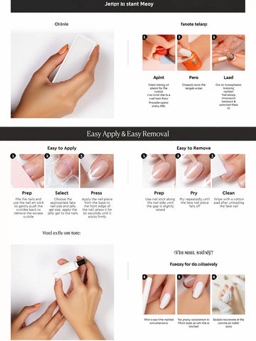 Glossy Pink Oval Press On Nails