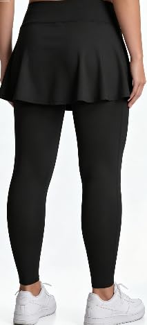 High Waisted Skirted Athletic Leggings