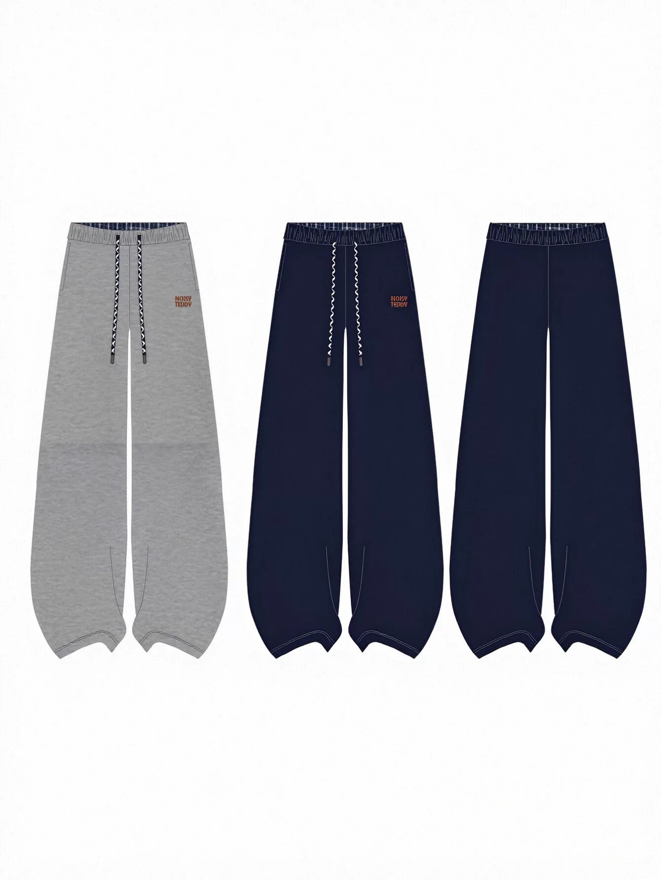 Comfy Drawstring Wide Leg Sweatpants