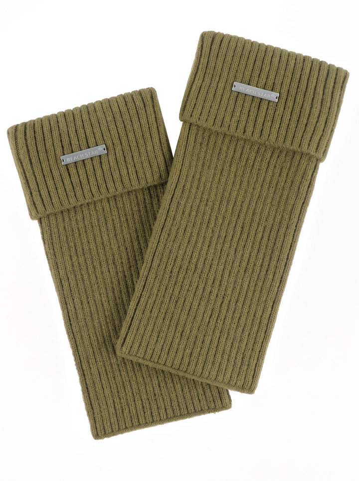 Cozy Ribbed Knit Leg Warmers
