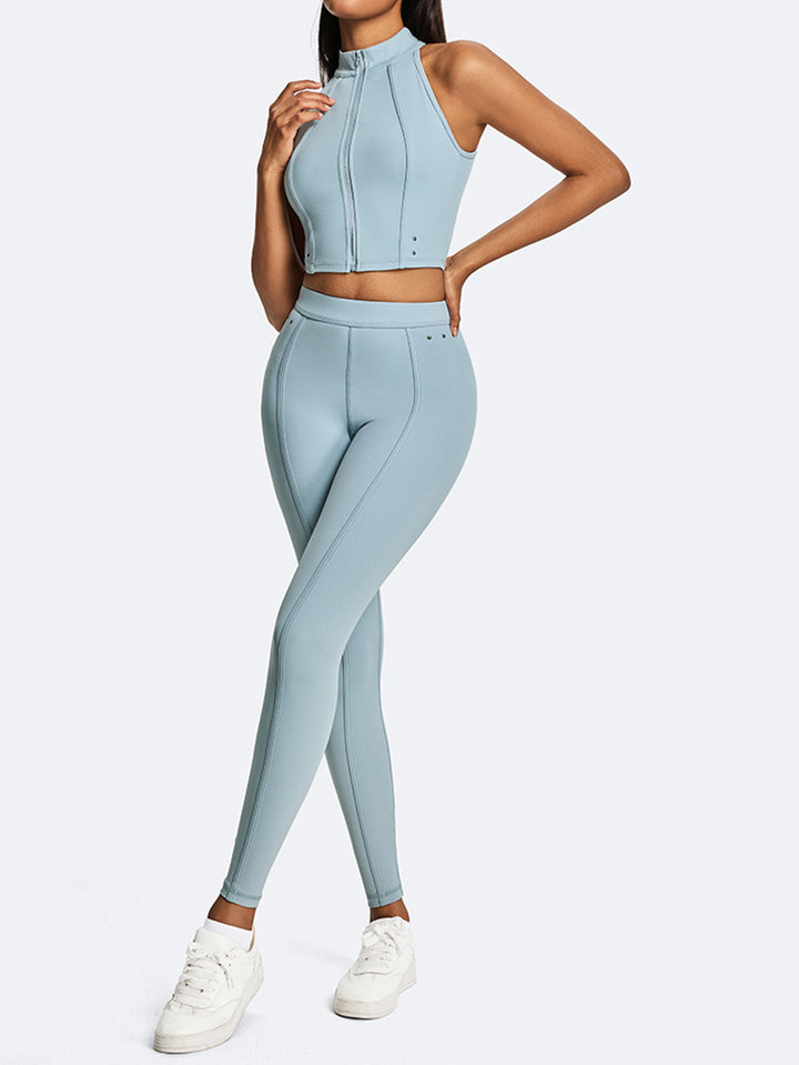 Sculpting Zip Front Yoga Set