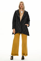 Quilted Lightweight Hooded Puffer Jacket