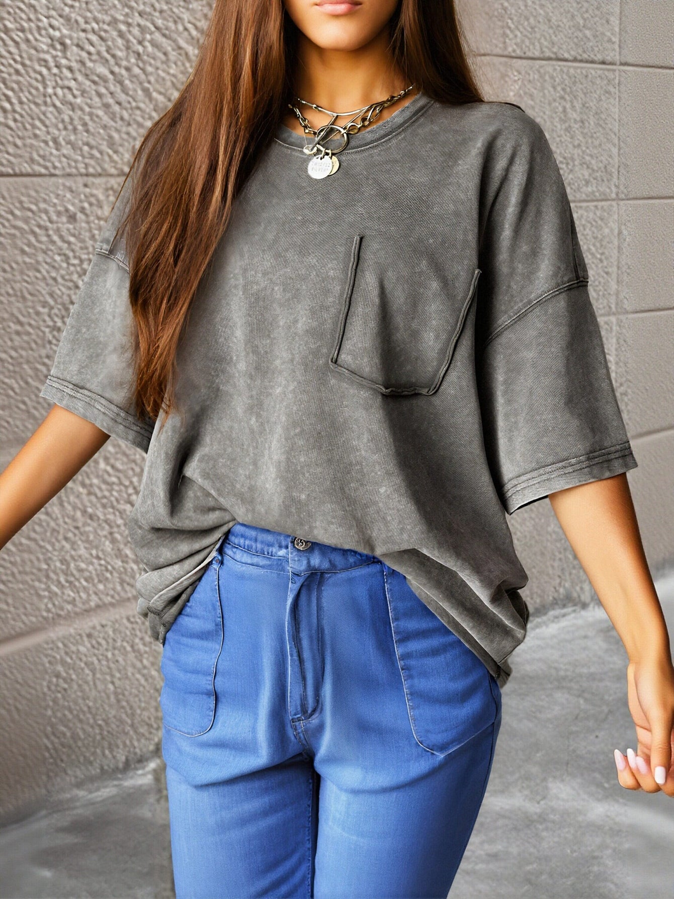 Oversized Pocket T-Shirt