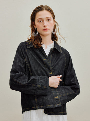 Organic Cotton Relaxed Denim Jacket
