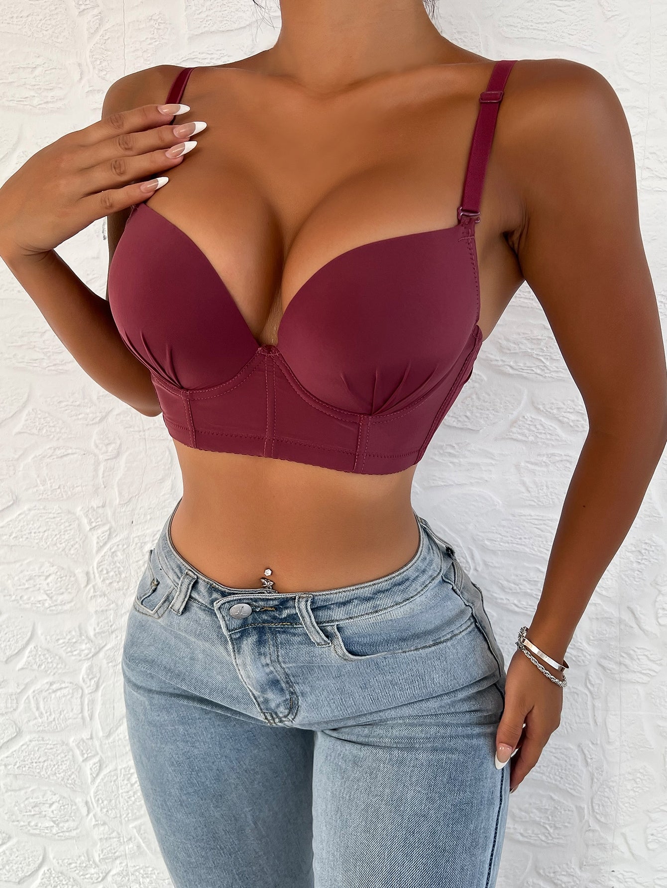 Push Up Bustier Underwire Bra