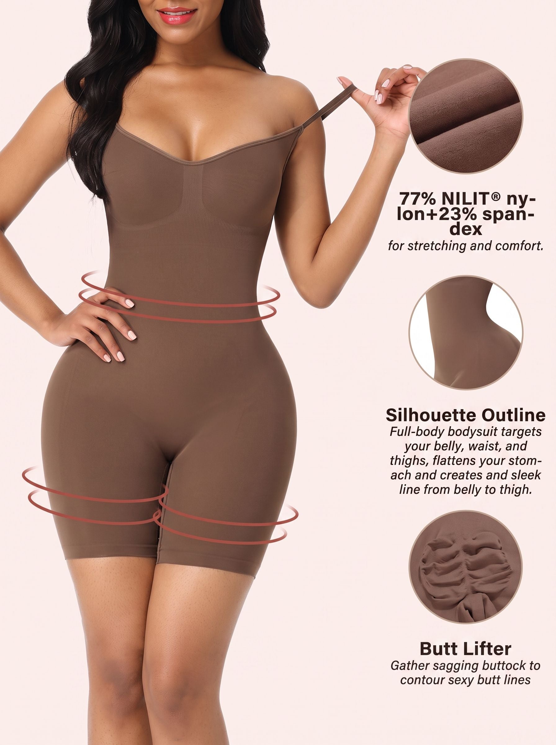 Seamless Sculpting Camisole Bodysuit