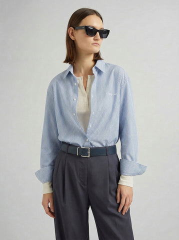 Pinstriped Cotton Shirt