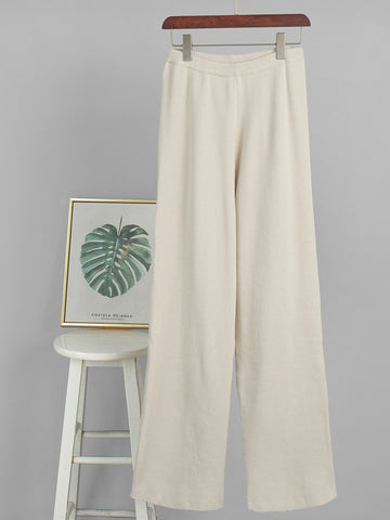 Cozy Ribbed Zip Up Pant Set