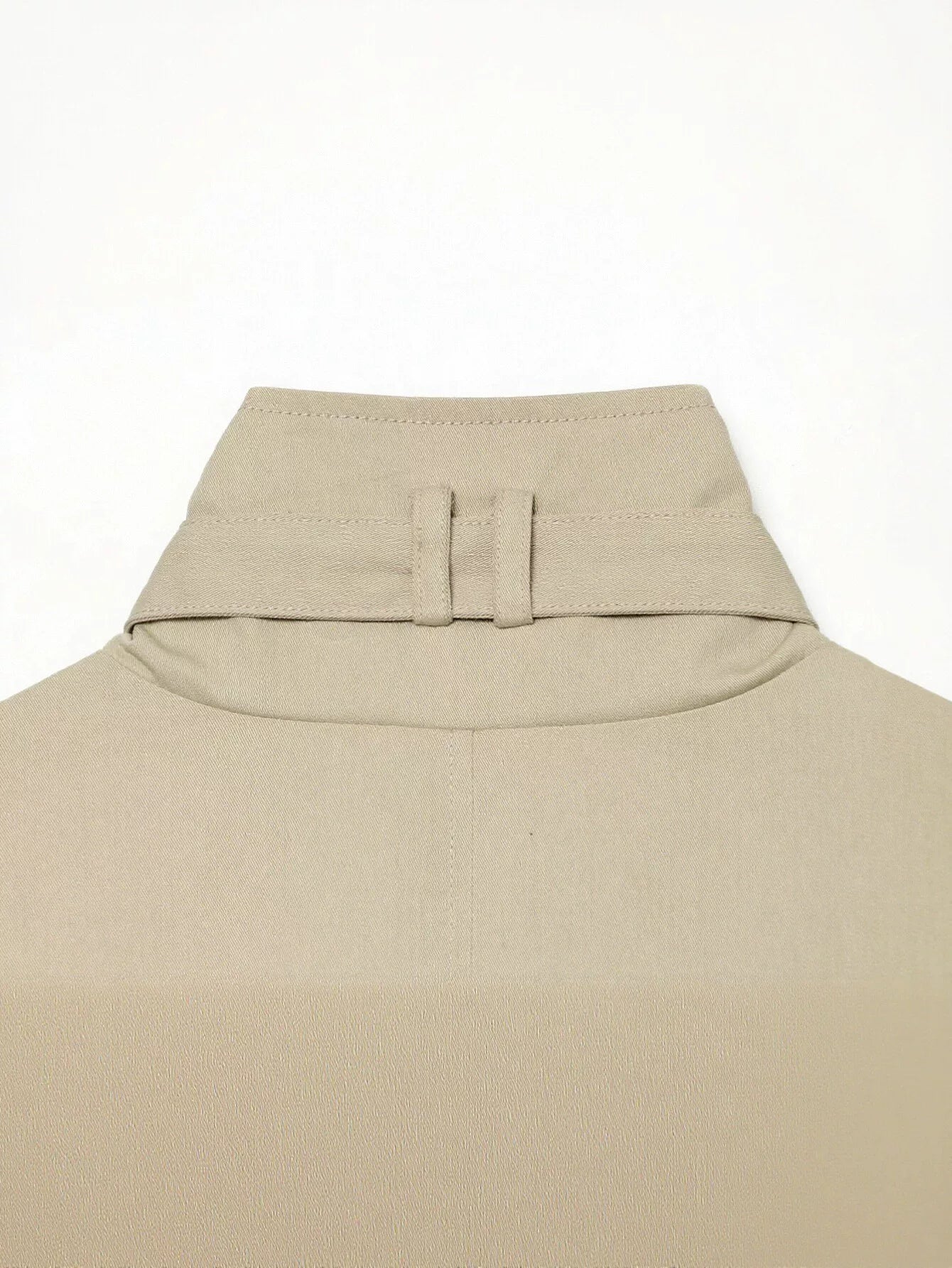 Oversized Stand Collar Utility Bomber Jacket
