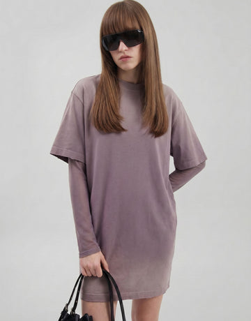 Hotfix Rhinestone T-Shirt Dress