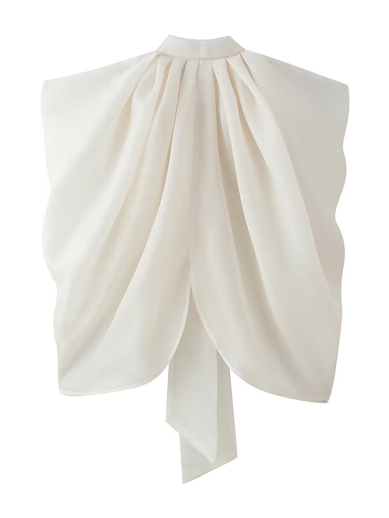 Elegant Bow Tie Chiffon Blouse