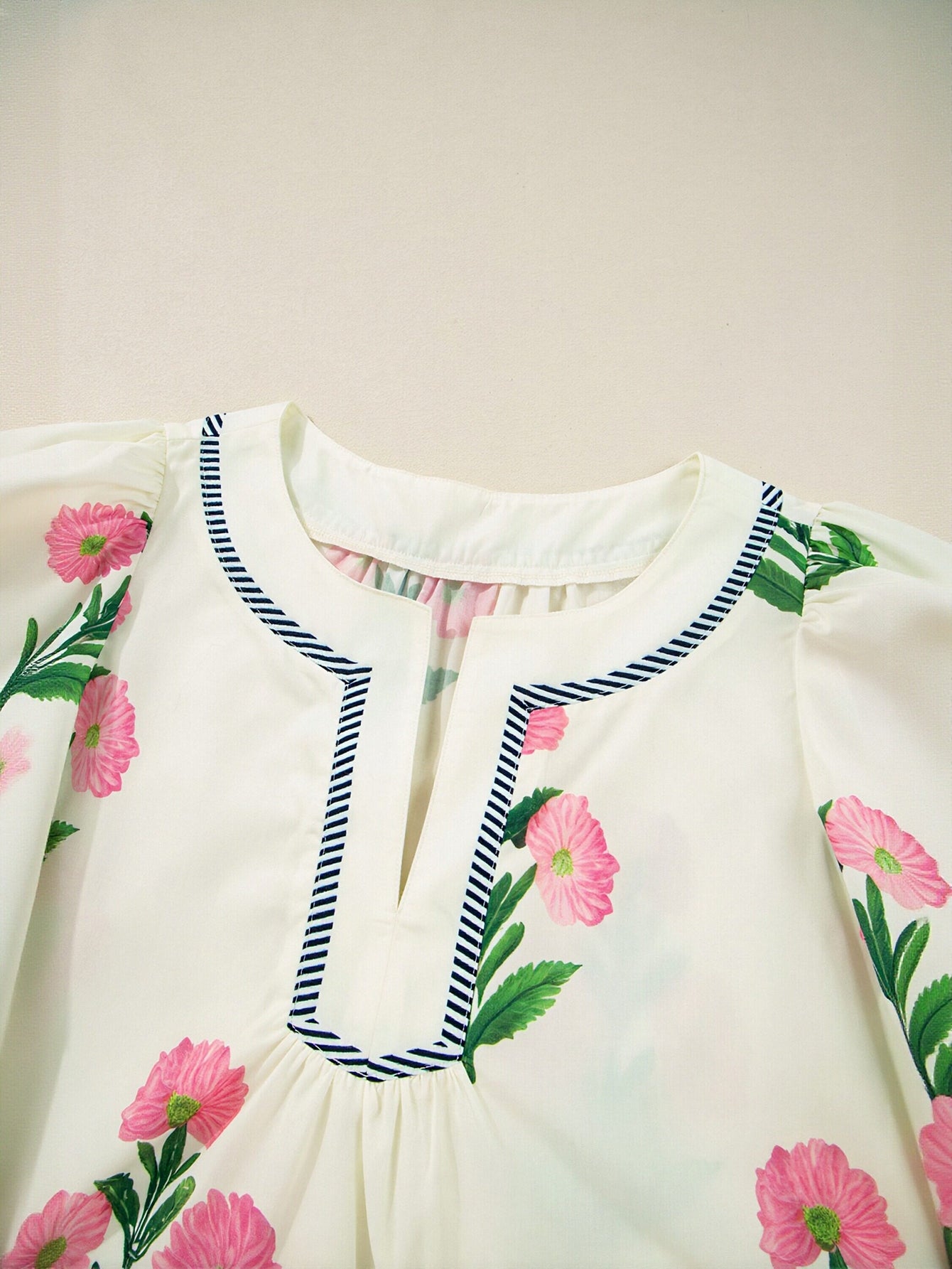 Embroidered Smocked Mini Dress