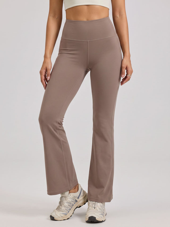 High Waisted Sculpting Flare Yoga Pants