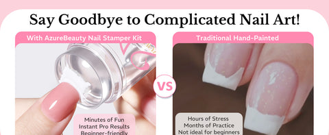 Clear Jelly French Tip Nail Stamper