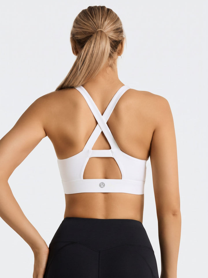 Crisscross Back Supportive Workout Sports Bra
