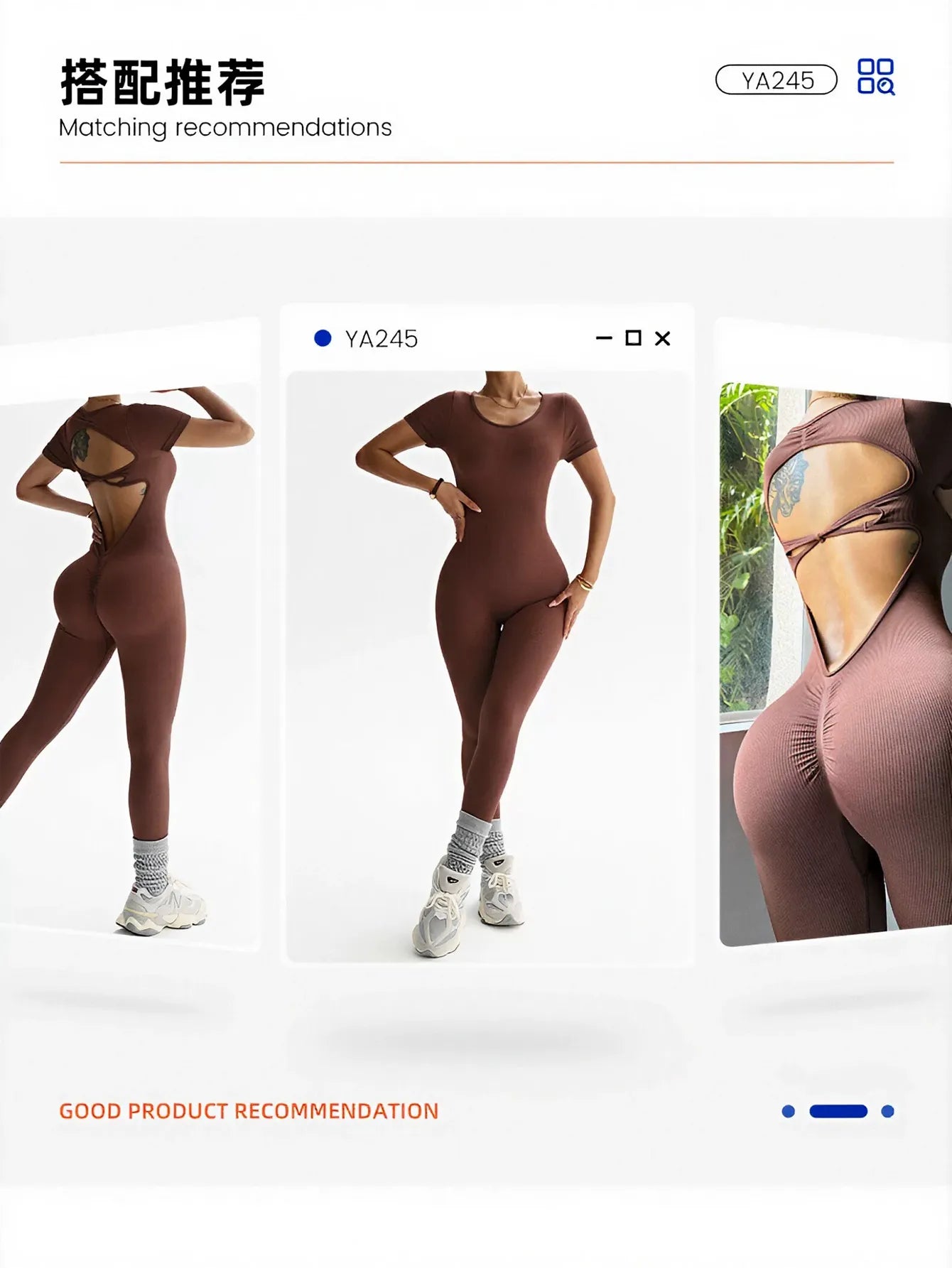 Sculpting Seamless Contrast Yoga Jumpsuit