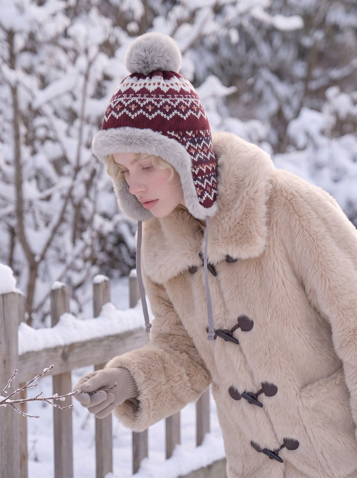 Cozy Faux Fur Lined Winter Hat