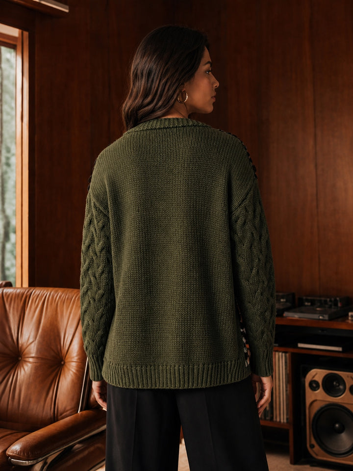 Sparkly Sequin Embellished Knit Cardigan