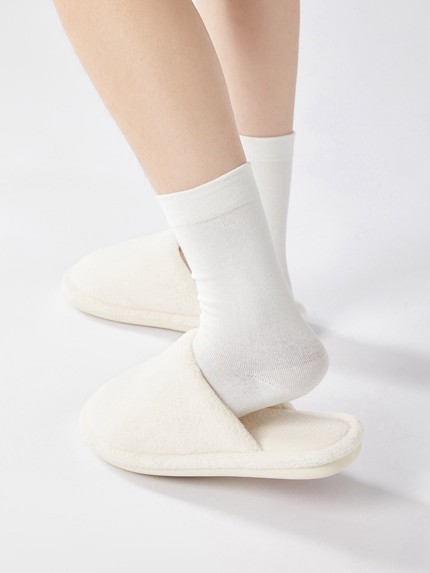 Cozy Plush Anti Slip House Slippers