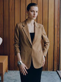 Tailored Slim Fit Single Button Blazer