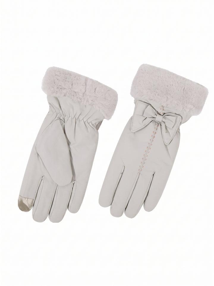 Warm Faux Fur Touchscreen Winter Gloves