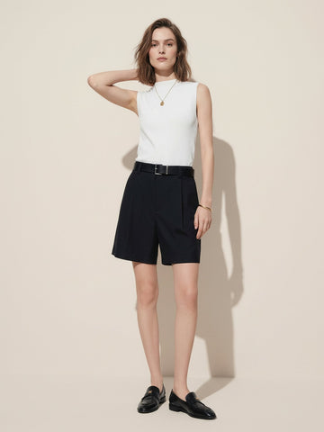 Straight Side Pocket Shorts