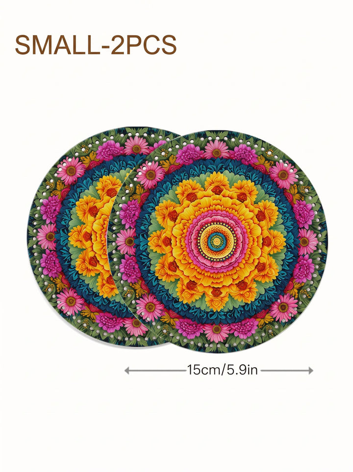 Floral Mandala Pattern Crochet Bag Base
