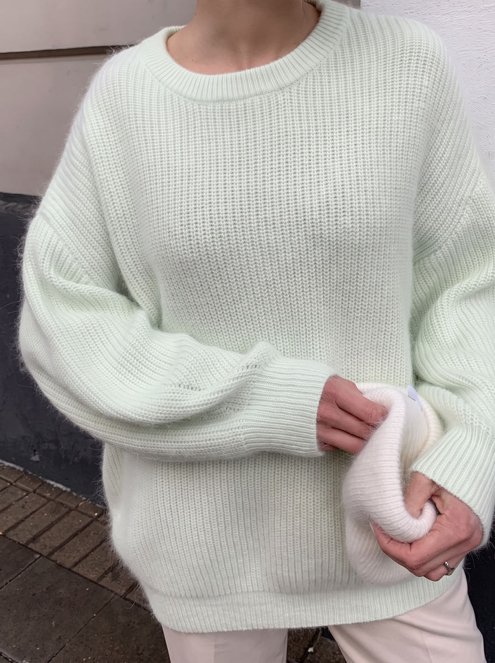 Cozy Soft Fuzzy Oversized Pullover Sweater