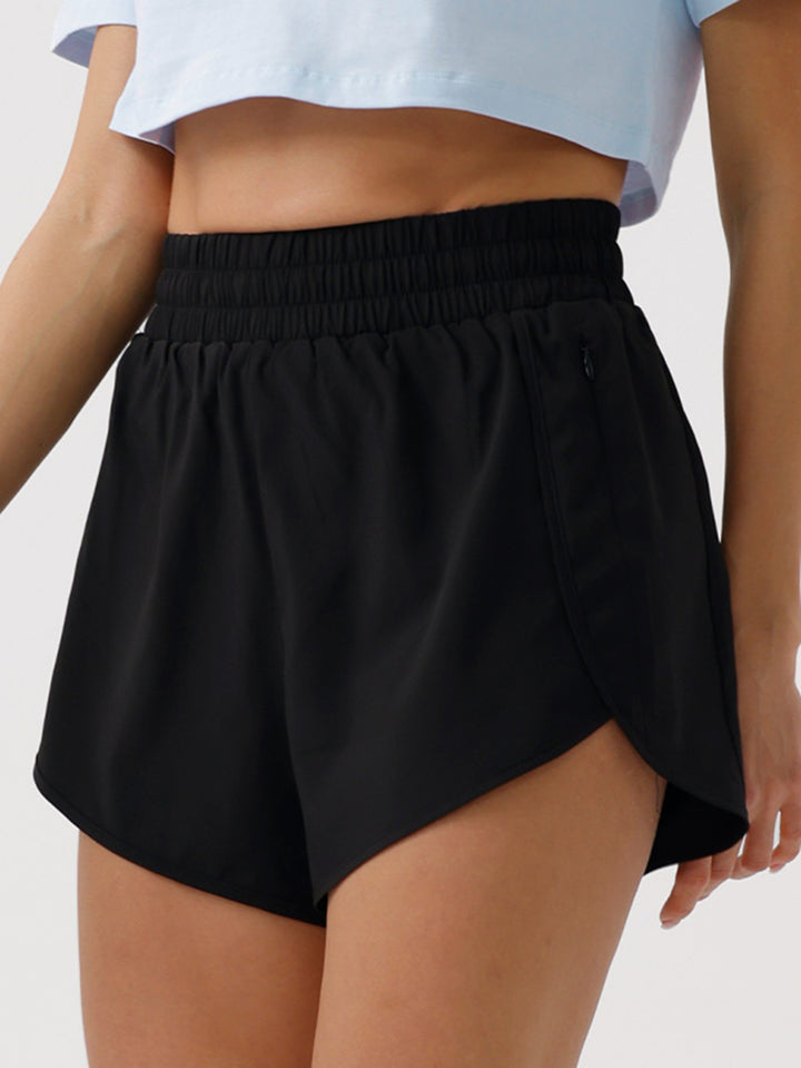 High Waisted Lightweight Athletic Running Shorts
