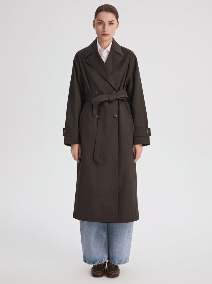 Classic Double Breasted Trench Coat