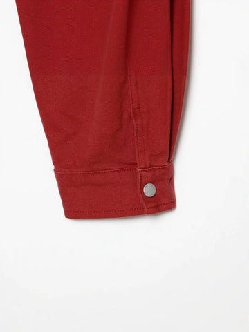 Oversized Zip Up Canvas Jacket