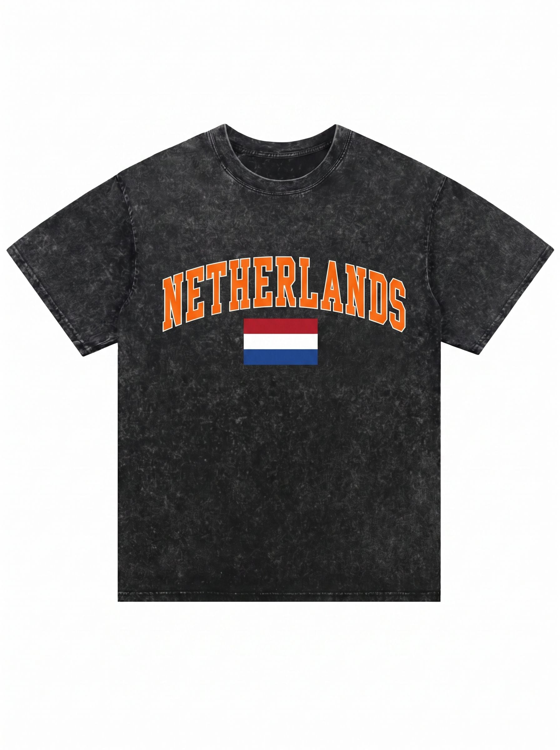 World Cup 2026 Vintage Netherlands Graphic Oversized  T-Shirt
