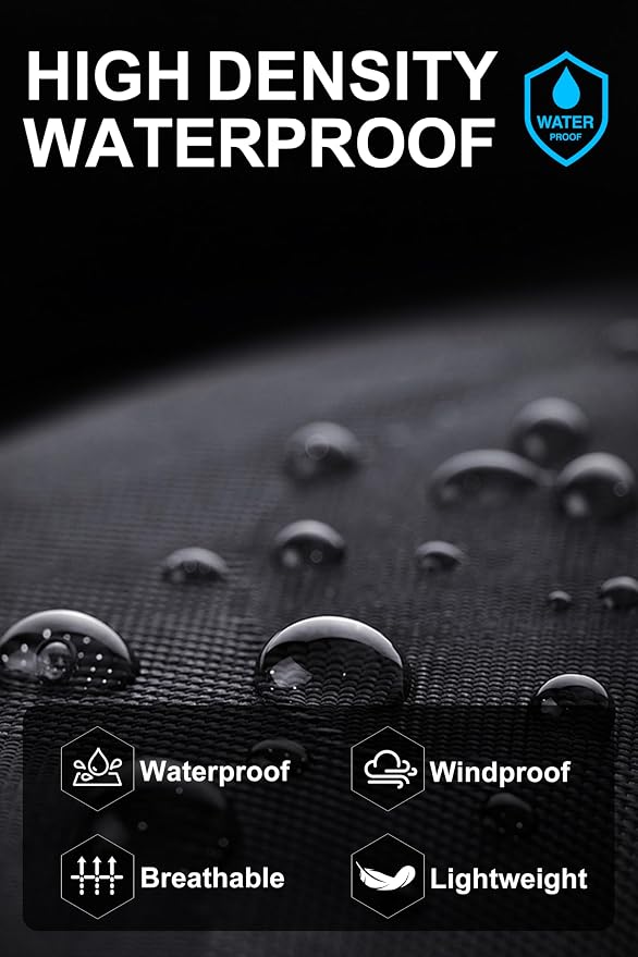 Waterproof Hooded Lightweight Rain Jacket