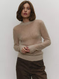 Soft Sheer Knit Crewneck Sweater