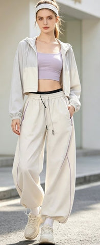 High Waisted Loose Fit Joggers