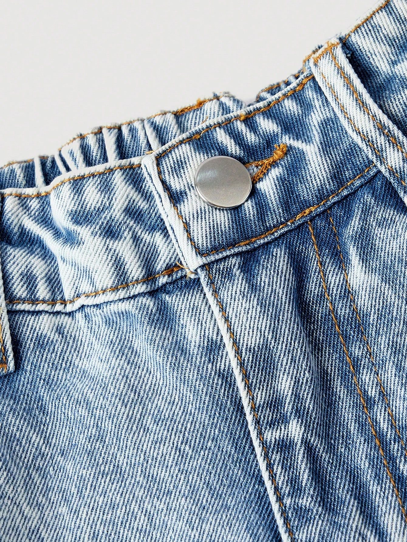 Embroidered Heart Wide Leg Jeans