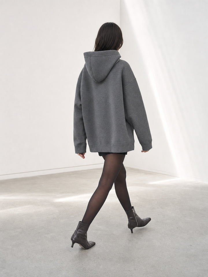 Oversized Cozy Full Zip Hoodie