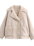 Cozy Faux Suede Sherpa Lined Jacket