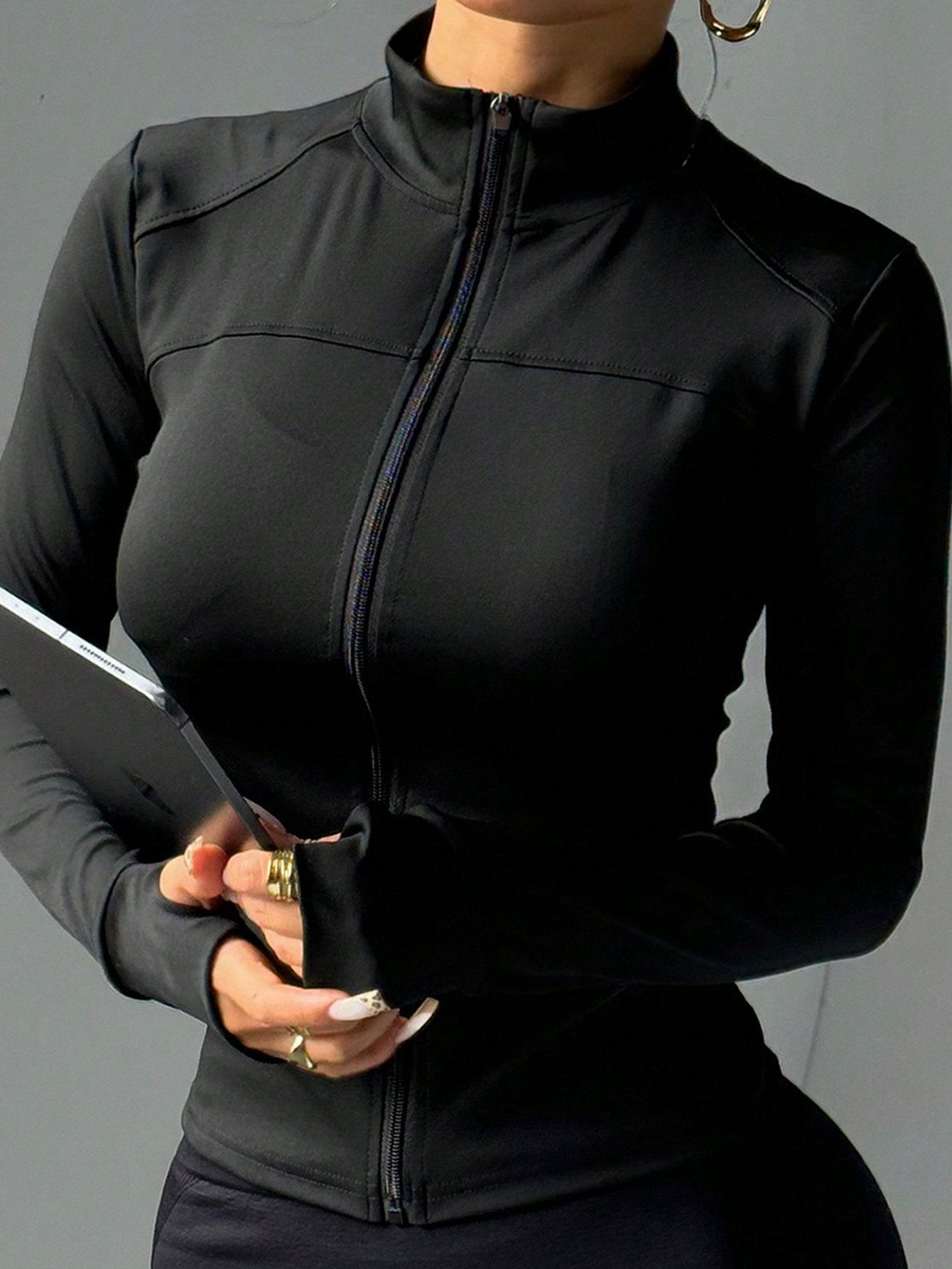 Stretch Moisture-Wicking Athletic Sports Jacket-Multicolor