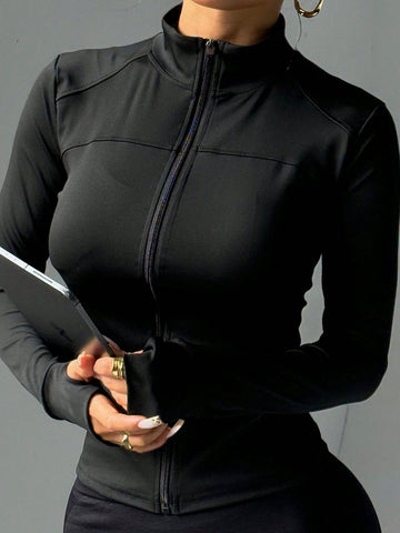 Stretch Moisture-Wicking Athletic Sports Jacket-Multicolor