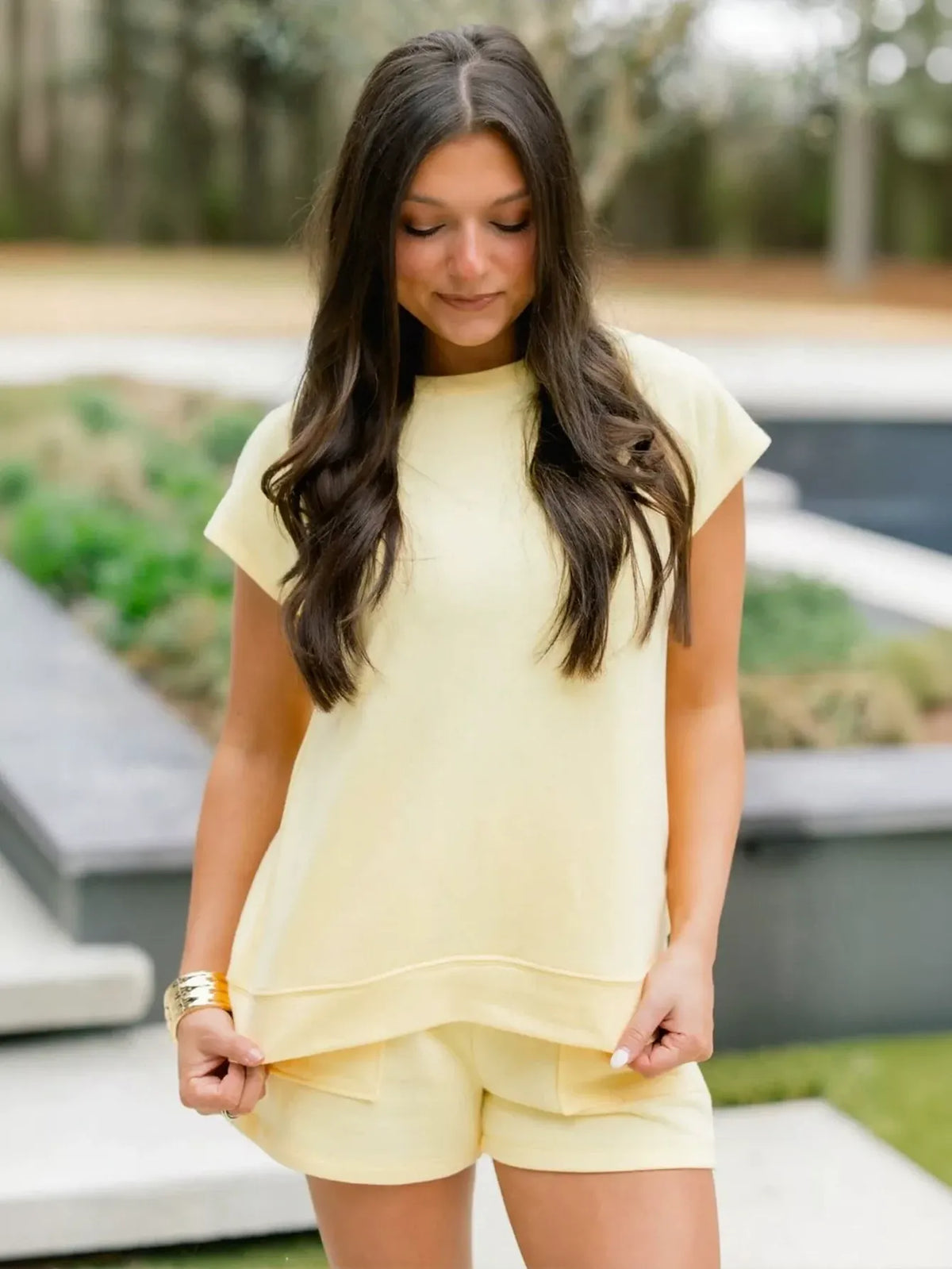 Cozy Knit Casual Short Set