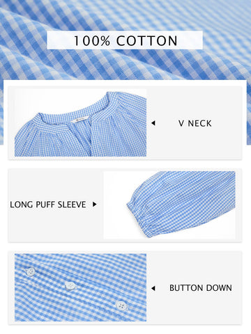 Casual Gingham Button Down Shirt