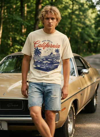 Vintage California Graphic Crewneck T-Shirt