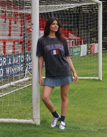 Vintage Washed France Graphic T-Shirt