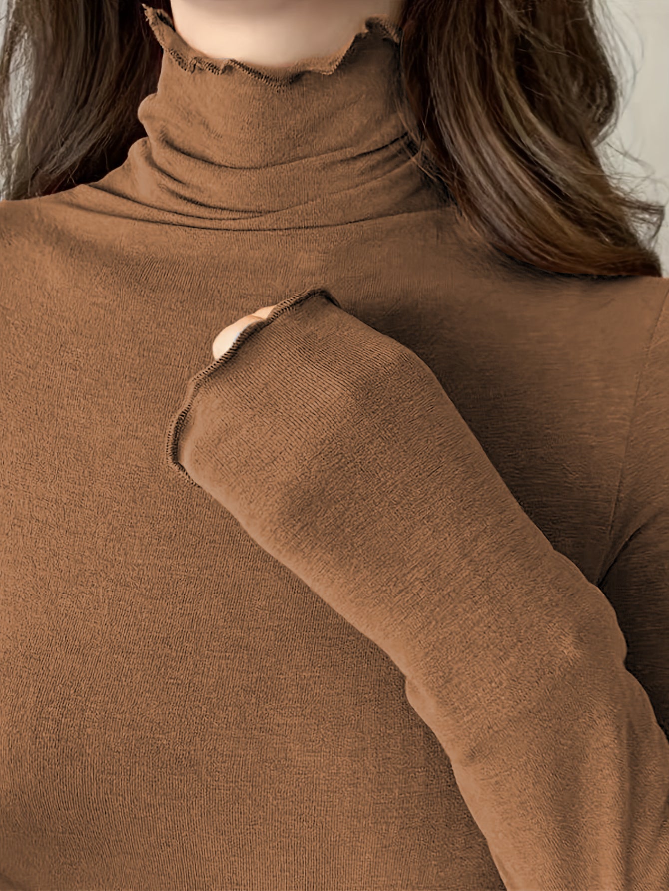 Slim Fit Mock Neck Tee