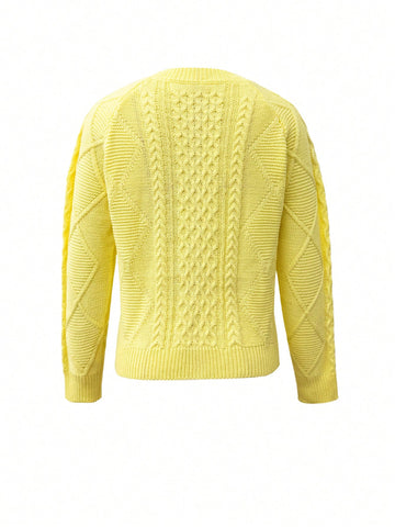 Cozy Cable Knit Button Cardigan