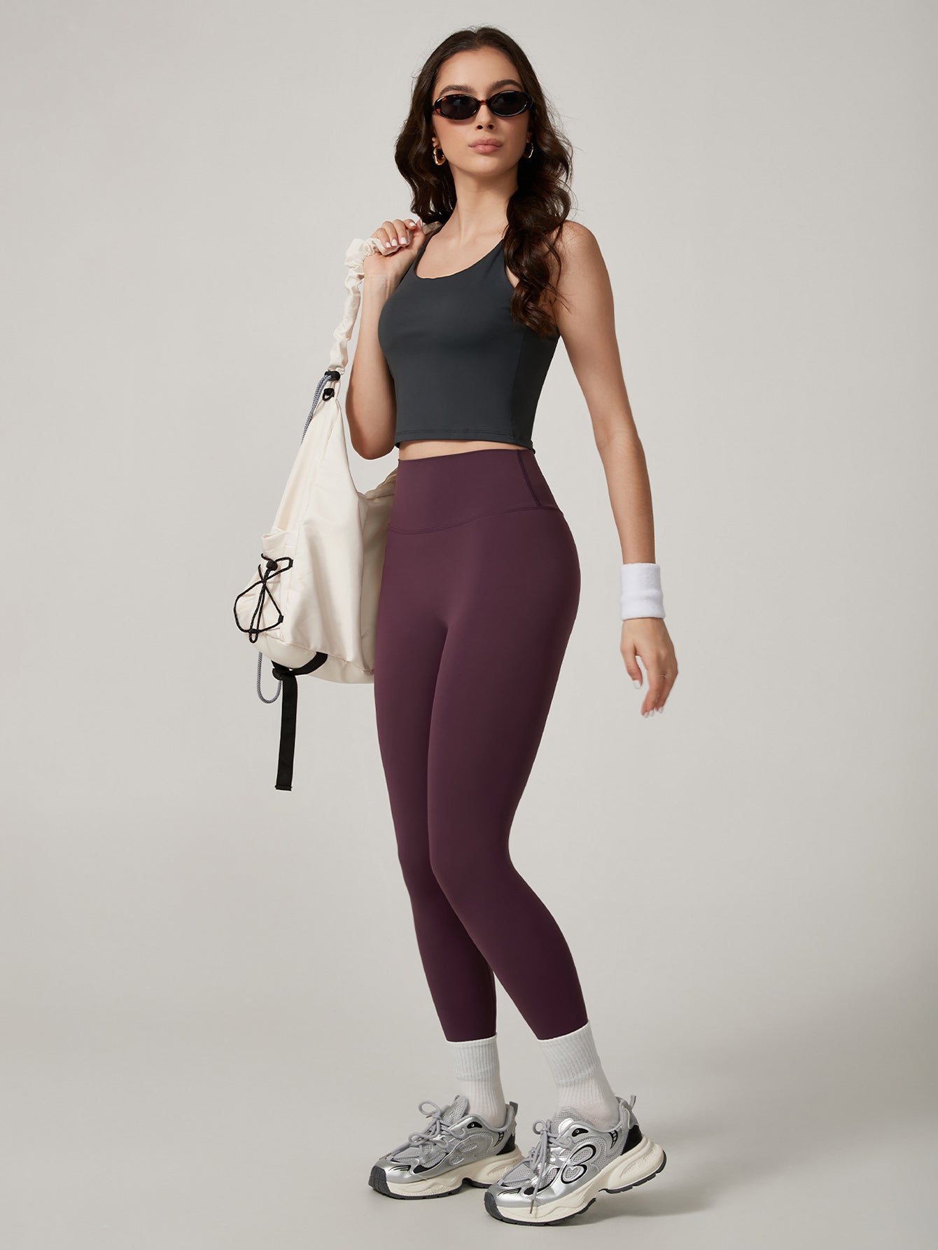 High-Waisted Workout Yoga Leggings-Multicolor