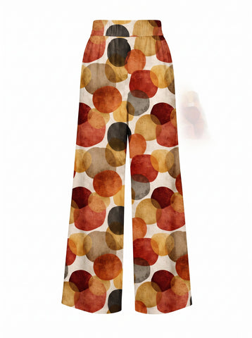 Mahlet B's Abstract Circle Print Pants